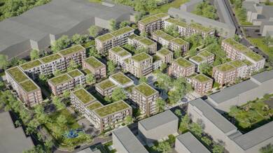 Wohnung zur Miete - Erstbezug 2.368 € 1 Zimmer 148 m² EG frei ab sofort Am Gatherhof 41D Rath Düsseldorf 40472