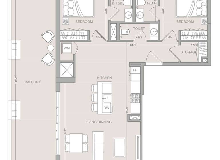 Wohnung zum Kauf provisionsfrei 695.822 € 3 Zimmer 188,8 m² Dubai 00000