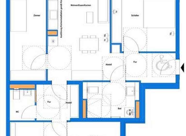 Wohnung zur Miete 1.504 € 4 Zimmer 123,3 m²<br/>Wohnfläche 01.06.2025<br/>Verfügbarkeit Rheinallee 4 g Süd Ludwigshafen am Rhein, Süd 67061