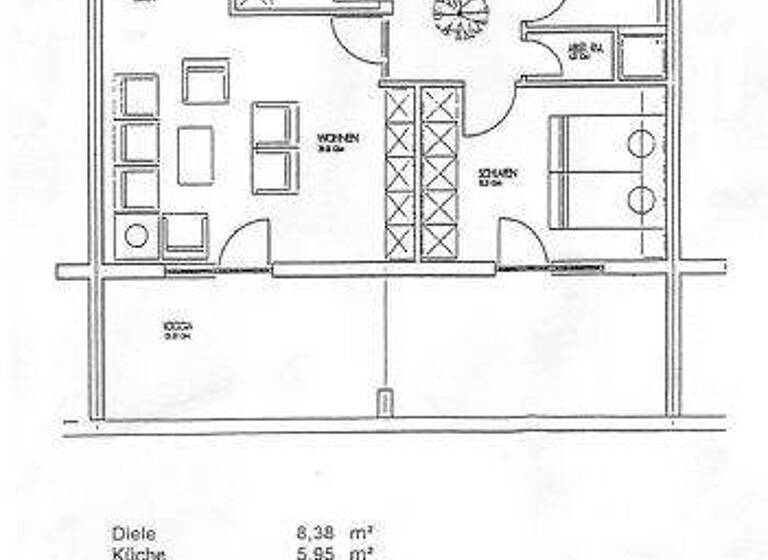 Wohnung zur Miete 423 € 2 Zimmer 72,9 m² 3. Geschoss frei ab sofort Carl von Ossietzky Str. 200a Gablenz Chemnitz 09127