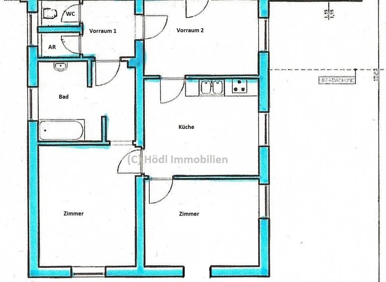 Wohnung zum Kauf 192.500 € 3 Zimmer 65 m² EG Eythgasse 33 Wetzelsdorf Graz(Stadt) 8052