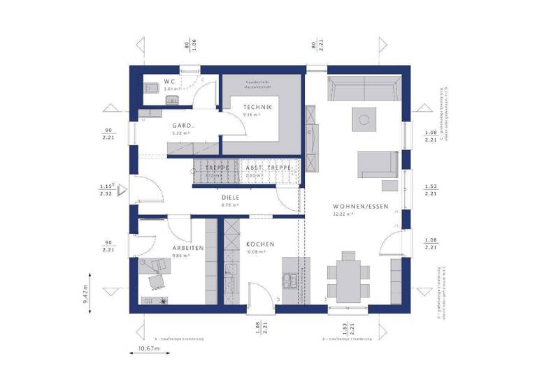 Einfamilienhaus zum Kauf 835.400 € 5 Zimmer 162 m² 470 m² Grundstück Rothkreuz Weißensberg 88138