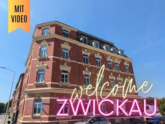 Wohnung zur Miete 205 € 1 Zimmer 29,9 m² 4. Geschoss Reichenbacher Straße 108 Bahnhofsvorstadt Zwickau 08056