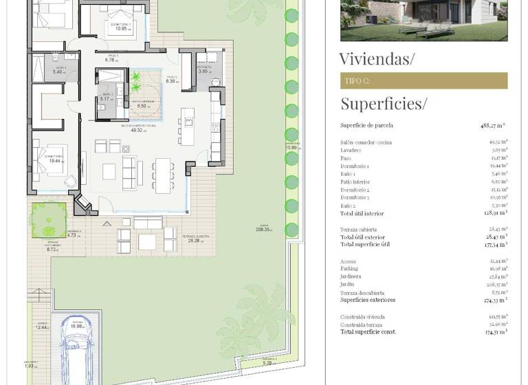 Villa zum Kauf provisionsfrei 672.500 € 4 Zimmer 174 m² 488 m² Grundstück Calle Calle Mariola 1 Polop  03520