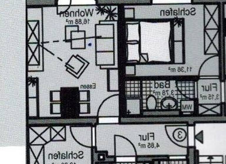 Wohnung zur Miete 290 € 2 Zimmer 49,3 m² 1. Geschoss frei ab sofort Zschopauer Str. 247c      we 4 Lutherviertel Chemnitz 09126