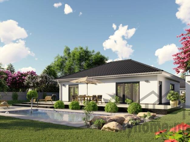 Bungalow zum Kauf provisionsfrei 429.000 € 3 Zimmer 118 m² 678 m² Grundstück Flachslanden Flachslanden 91604