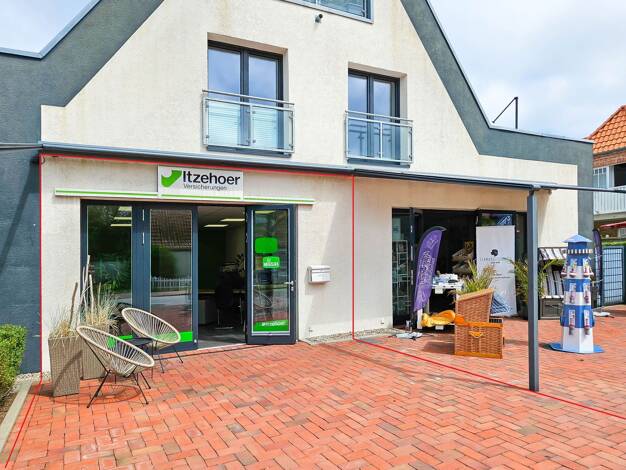 Büro zur Miete 1.190 € 1 Zimmer 62,8 m² Bürofläche Sankt Peter-Ording 25826