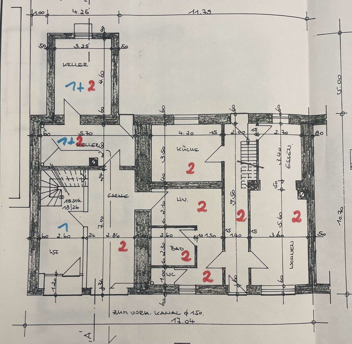 Mehrfamilienhaus zum Kauf 394.000 € 11 Zimmer 326 m²<br/>Wohnfläche 650 m²<br/>Grundstück ab sofort<br/>Verfügbarkeit Rothselberg 67753