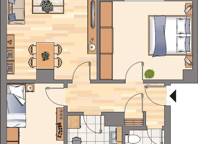 Wohnung zur Miete 539 € 3,5 Zimmer 67,1 m² EG frei ab 06.04.2026 Ehmsenhof 2 Bismarck Gelsenkirchen 45889
