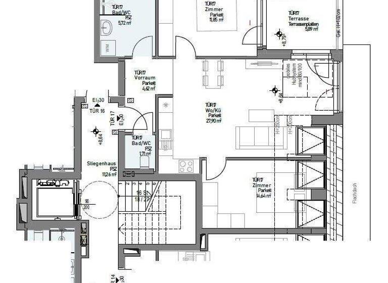 Wohnung zum Kauf 330.200 € 3 Zimmer 66,4 m² Eßlinger Hauptstraße Wien 1220