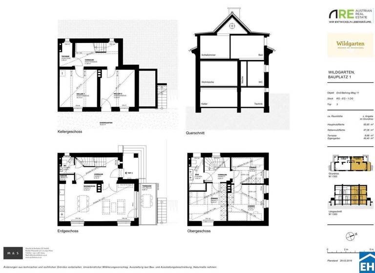 Doppelhaushälfte zur Miete 1.713 € 4 Zimmer 95,9 m² Emil-Behring-Weg Wien 1120
