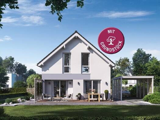 Einfamilienhaus zum Kauf provisionsfrei 384.400 € 3 Zimmer 97 m² 680 m² Grundstück Grabsleben Drei Gleichen 99869