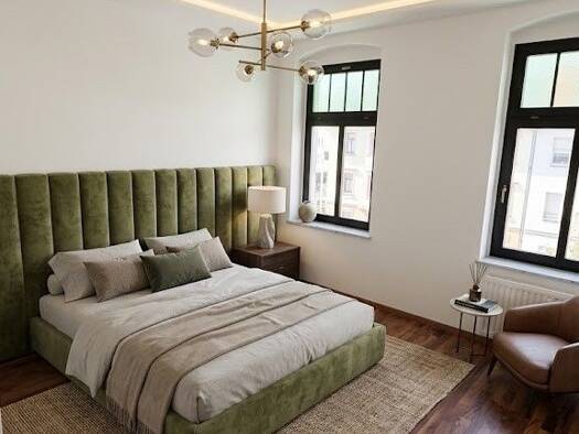 Wohnung zur Miete 337 € 2 Zimmer 52 m² 2. Geschoss frei ab sofort Feodorstraße 7 Pölbitz Zwickau 08058