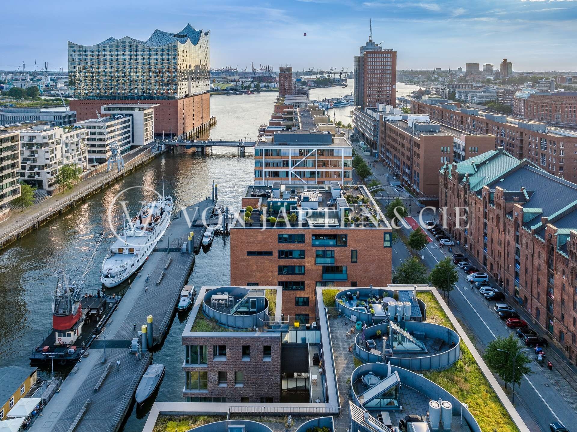 Penthouse zum Kauf 1.900.000 € 3 Zimmer 119 m²<br/>Wohnfläche 7.<br/>Geschoss HafenCity Hamburg 20457