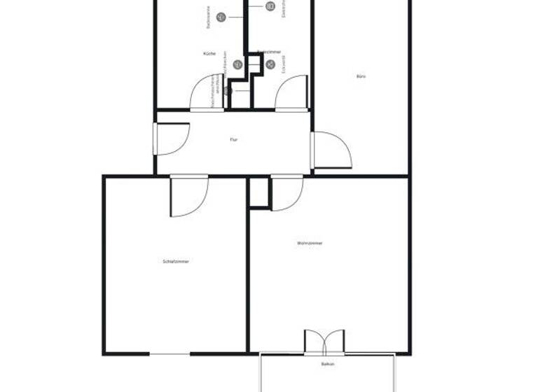Wohnung zur Miete 597 € 3 Zimmer 56,9 m² 3. Geschoss frei ab 11.04.2026 Roßwette 19 Villingen Villingen-Schwenningen 78048