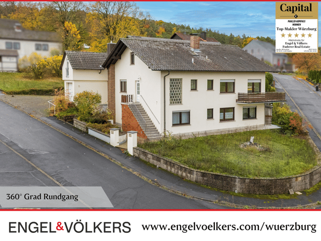 Haus zum Kauf 295.000 € 13 Zimmer 278 m² 1.100 m² Grundstück Bühler Eußenheim 97776