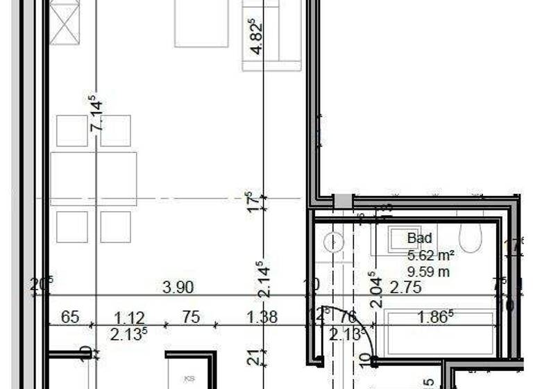 Studio zur Miete - Erstbezug 380 € 1 Zimmer 47,5 m² Luchplatz 1 Roßlau Dessau-Roßlau 06862