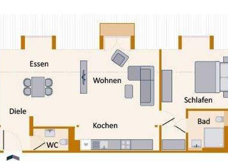 Wohnung zur Miete - Erstbezug 1.370 € 2 Zimmer 78,8 m² Maria-Merian-Bogen 1 Wolfgang Hanau 63457