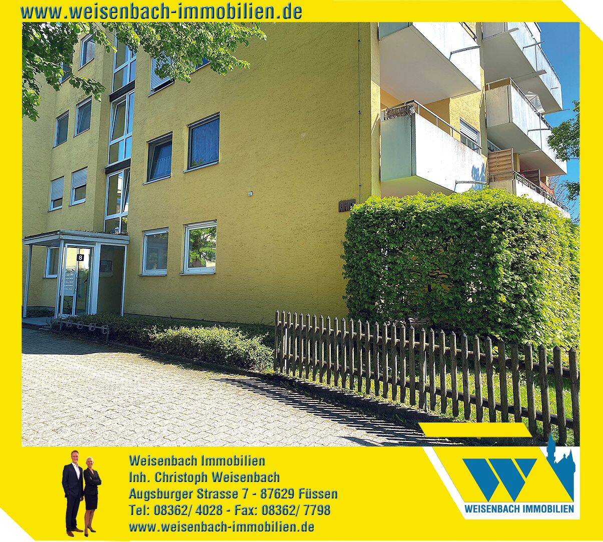 Immobilie in Füssen - Langjährig und solide vermietetes Apartment mit sonniger Westterrasse - Bild 2