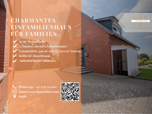 Einfamilienhaus zum Kauf 285.000 € 5 Zimmer 95 m² 496 m² Grundstück Wiepenkathen Stade 21684