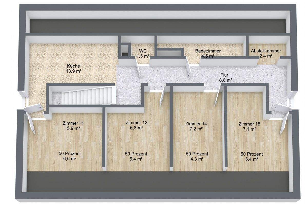 Immobilie in Hohenbrunn - Super Anlage für studentisches Wohnen - mit einer Rendite von über 8 %... - Bild 3