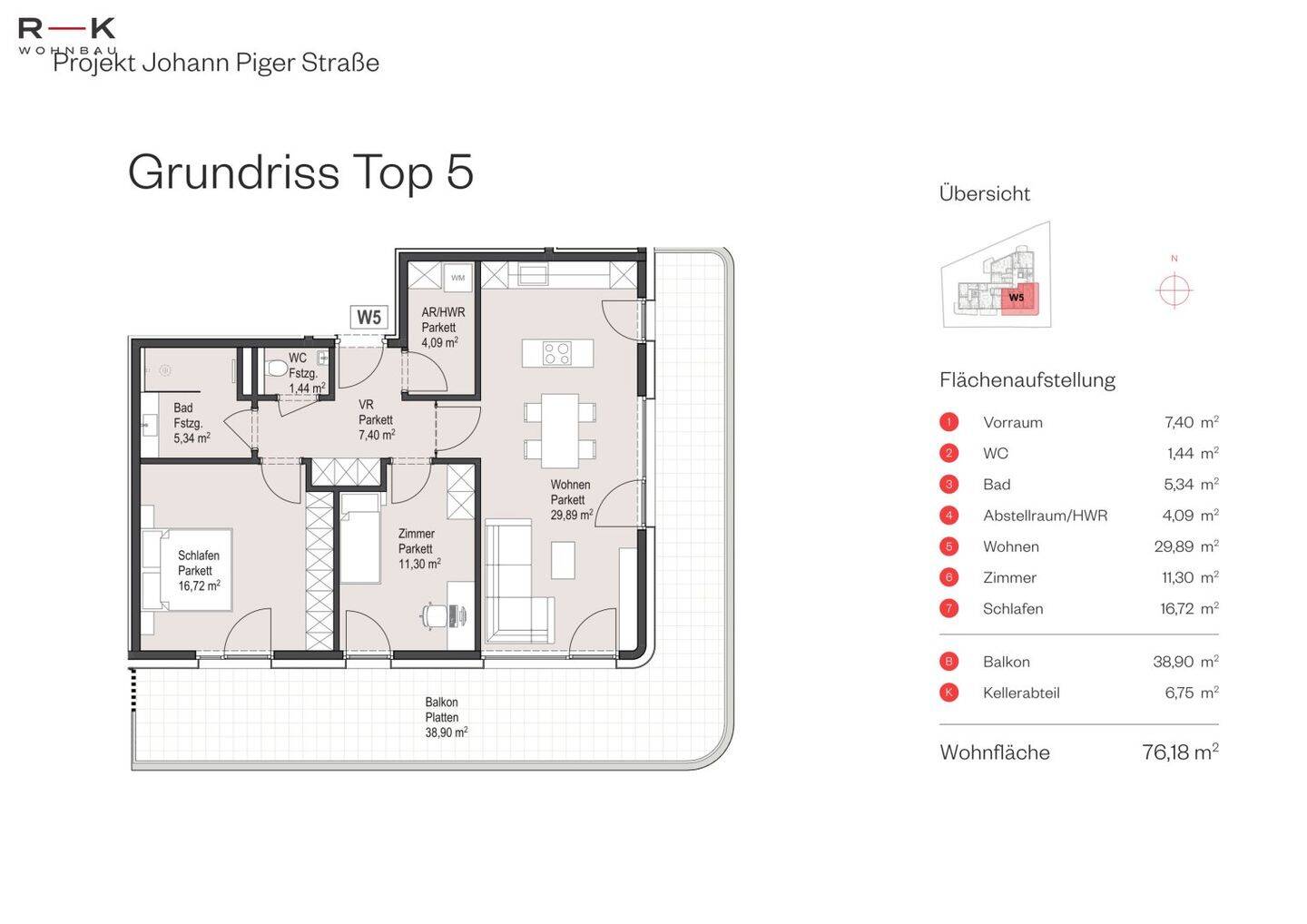 Wohnung zum Kauf - Erstbezug – pohled 4