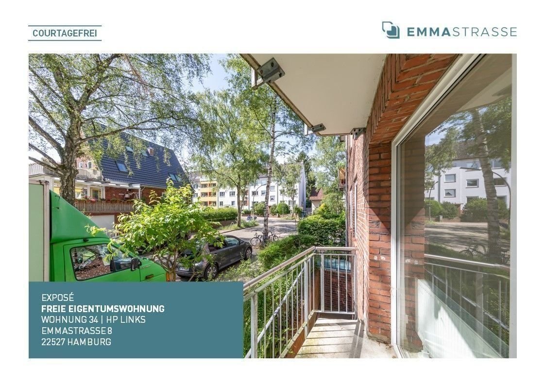 Wohnung zum Kauf provisionsfrei 315.000 € 2 Zimmer 50,5 m²<br/>Wohnfläche ab sofort<br/>Verfügbarkeit Emmastrasse 8 Stellingen Hamburg 20255