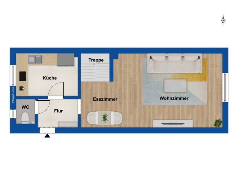 Wohnung zum Kauf 99.500 € 2 Zimmer 73,3 m² Neudietendorf 99192