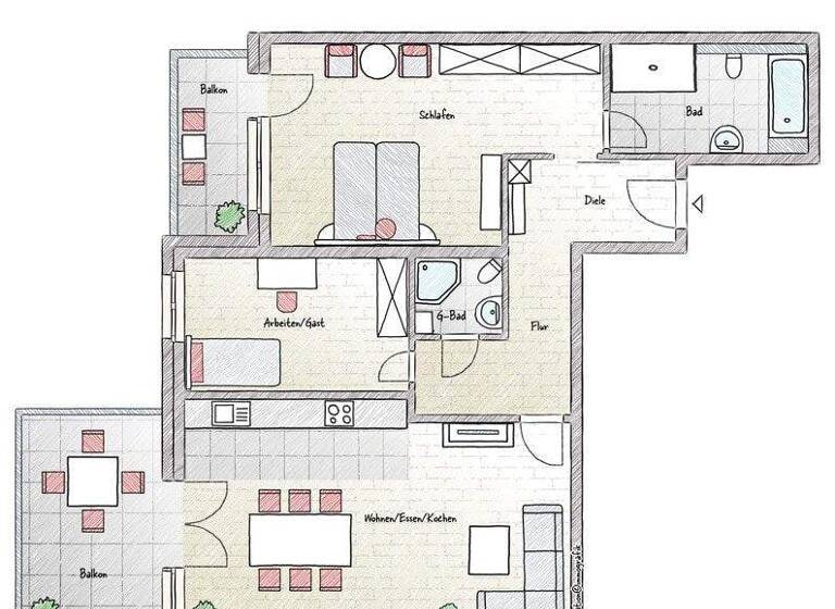 Wohnung zum Kauf 459.000 € 3 Zimmer 106,7 m² Hörde Dortmund 44263