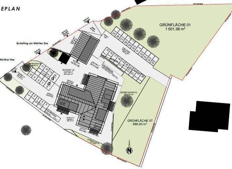 Wohnung zum Kauf provisionsfrei 587.265 € 4 Zimmer 123,3 m² 1. Geschoss frei ab sofort Schiefling am See 9535