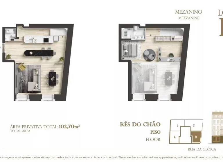 Studio zum Kauf provisionsfrei 950.000 € 2 Zimmer 102,7 m² Santa Maria Maior 1250-114