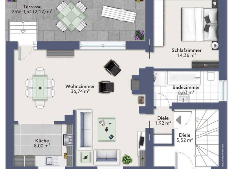 Wohnung zum Kauf 90.000 € 2 Zimmer 72 m² Heidstock Völklingen 66333