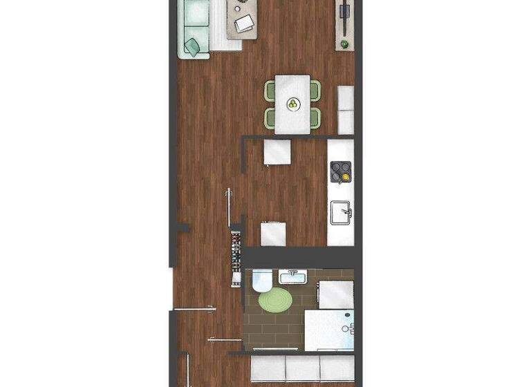 Wohnung zur Miete 243 € 2 Zimmer 41,3 m² EG Dr.-Friedrich-Wolf-Straße 27 Chrieschwitz Plauen 08529