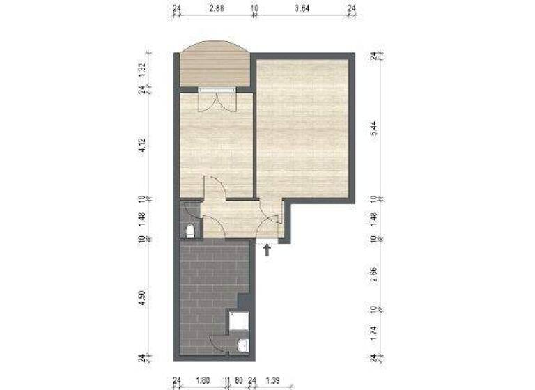 Wohnung zur Miete 364 € 2 Zimmer 52 m² Karl-Liebknecht-Straße 15 Doberlug-Kirchhain 03253