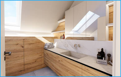 Wohnung zum Kauf 429.000 € 3 Zimmer 105,1 m² Dachgeschoss, 2. Geschoss Bad Birnbach Bad Birnbach 84364