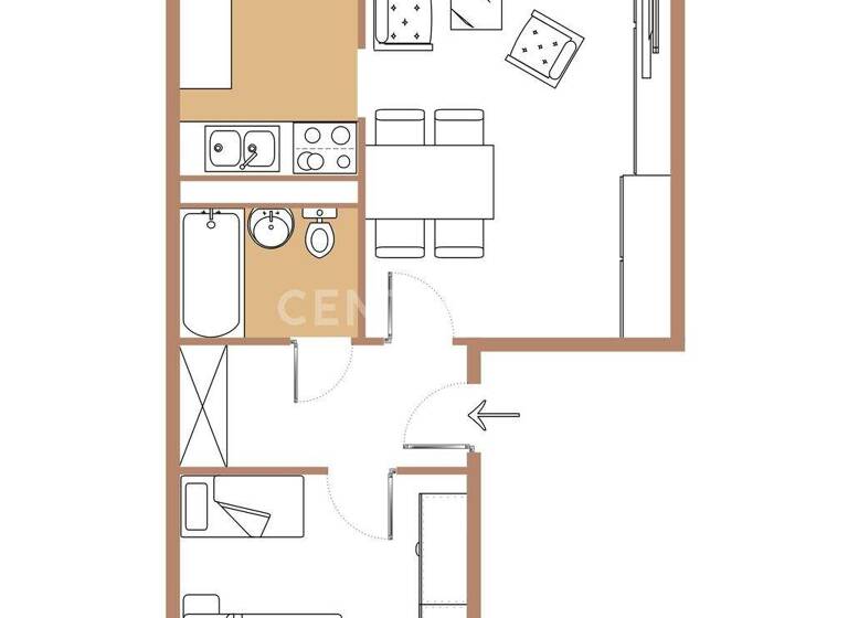 Wohnung zum Kauf 47.000 € 2 Zimmer 58 m² 3. Geschoss frei ab sofort Lusan Gera 07549