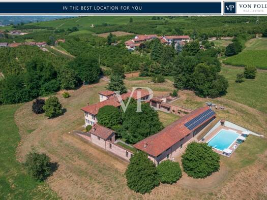 Einfamilienhaus zum Kauf 18 Zimmer 1.380 m² 35.000 m² Grundstück Via Fogliacchi 13 La Morra 12064