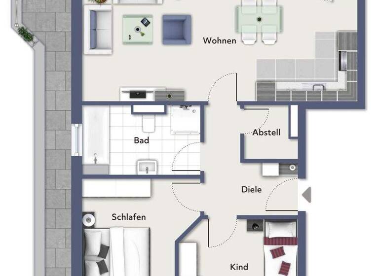 Penthouse zum Kauf 450.000 € 3 Zimmer 99 m² Hauptstraße 37 Spich Troisdorf 53842