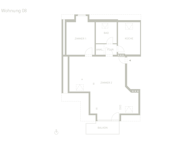 Wohnung zum Kauf provisionsfrei 445.000 € 2 Zimmer 76,1 m² 3. Geschoss frei ab sofort Von-Sauer-Straße 1 b Bahrenfeld Hamburg 22761