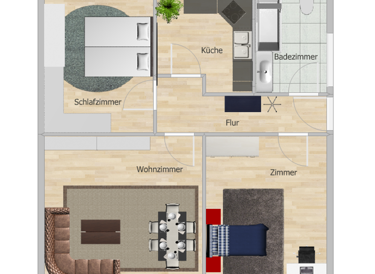 Wohnung zur Miete 998 € 3 Zimmer 76,8 m² 2. Geschoss frei ab 01.06.2026 Rüttenscheid Essen 45130