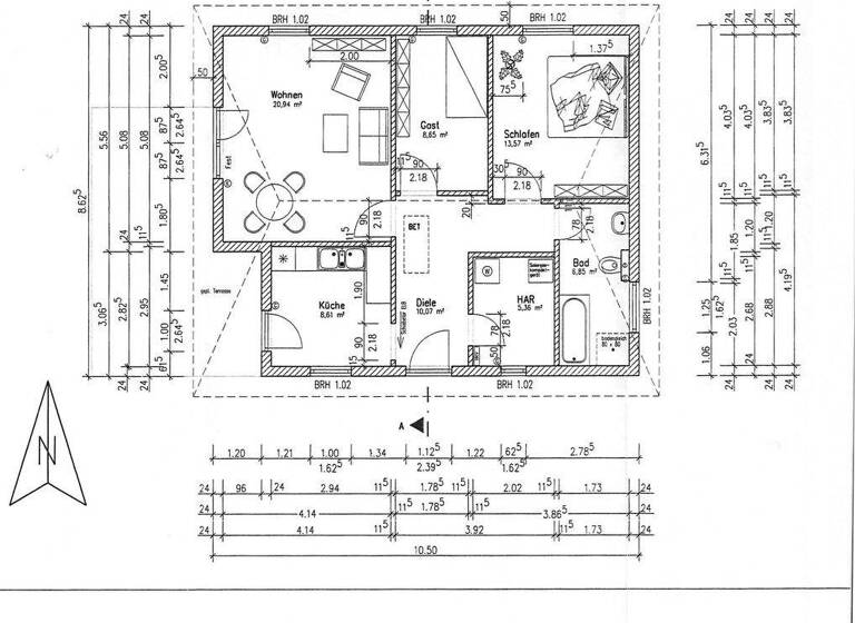 Haus zum Kauf 427.000 € 3 Zimmer 74,1 m² 563 m² Grundstück frei ab sofort Zeesen Königs Wusterhausen 15711