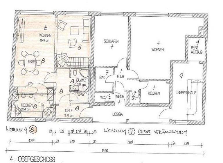 Wohnung zum Kauf provisionsfrei 733.000 € 5 Zimmer 170 m² 4. Geschoss Gärten b Wöhrd Nürnberg 90489