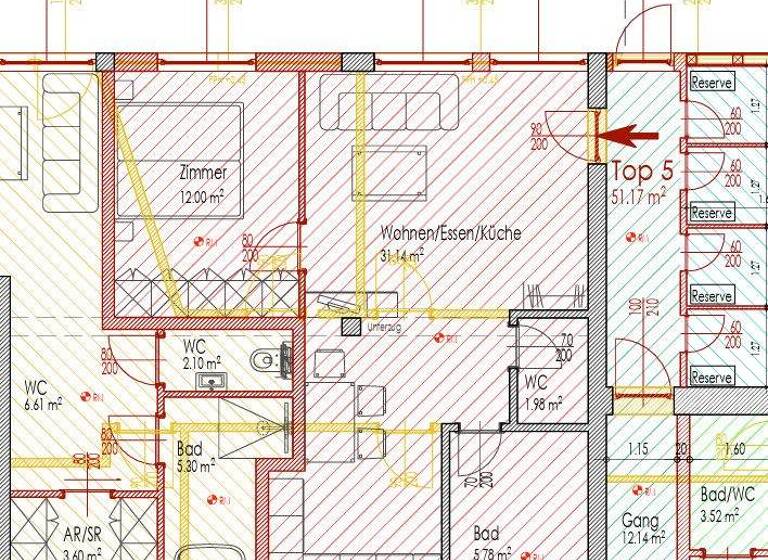 Wohnung zur Miete 553 € 2 Zimmer 51,2 m² Sonnwiesen 9702