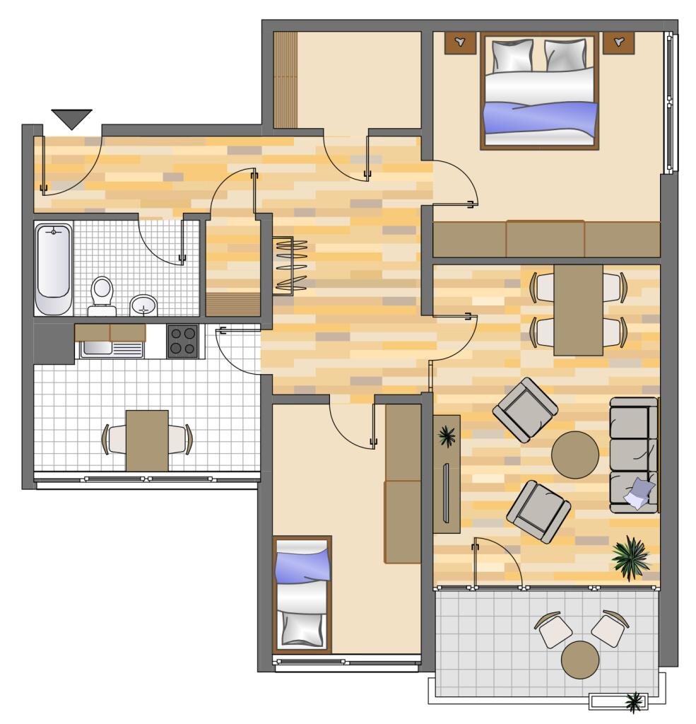 Wohnung zur Miete 550 € 3 Zimmer 77,4 m²<br/>Wohnfläche 4.<br/>Geschoss 28.02.2025<br/>Verfügbarkeit Neidenburger Straße 8 b Buer Gelsenkirchen 45897