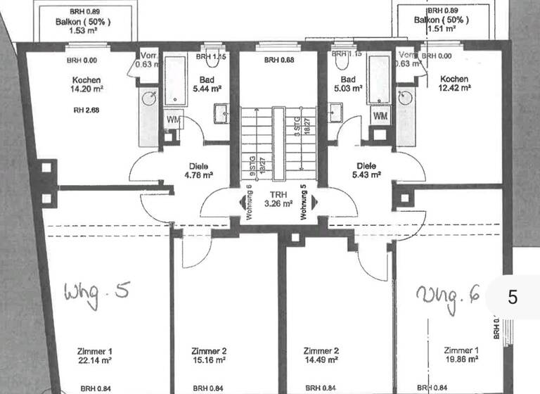Wohnung zum Kauf 305.000 € 2 Zimmer 64 m² 3. Geschoss Waldsee Freiburg im Breisgau 79117