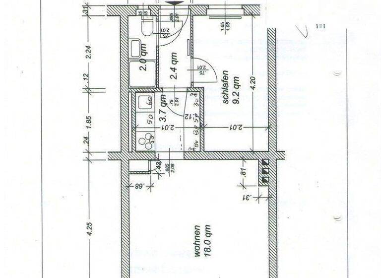 Wohnung zum Kauf provisionsfrei 100.000 € 2 Zimmer 34 m² 1. Geschoss Henckellweg 4 Ricklingen Hannover 30659