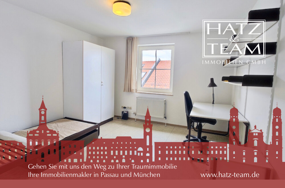 Wohnung zum Kauf 57.000 € 1 Zimmer 15 m²<br/>Wohnfläche 3.<br/>Geschoss Haidenhof Süd Passau 94032