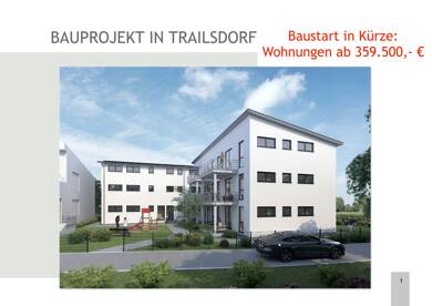 Wohnung zum Kauf - Neubau 359.500 € 3 Zimmer 87,2 m² Dachgeschoss, 2. Geschoss Raiffeisengasse 5 Trailsdorf Hallerndorf 91352