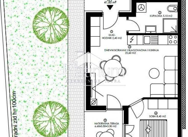 Wohnung zum Kauf 195.000 € 42 m² 1. Geschoss Center