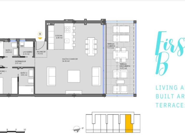 Wohnung zum Kauf 358.000 € 104 m² Cartagena Naval 30290